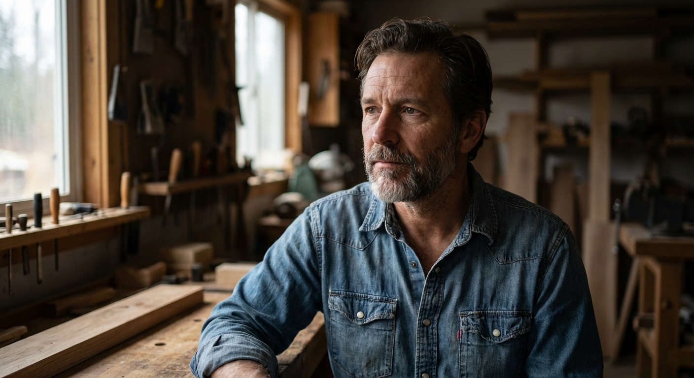 Before minimal studio headshot example