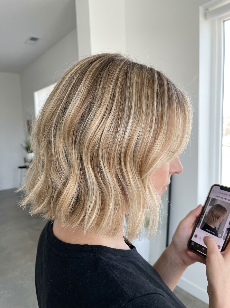 Soft Blonde Bob