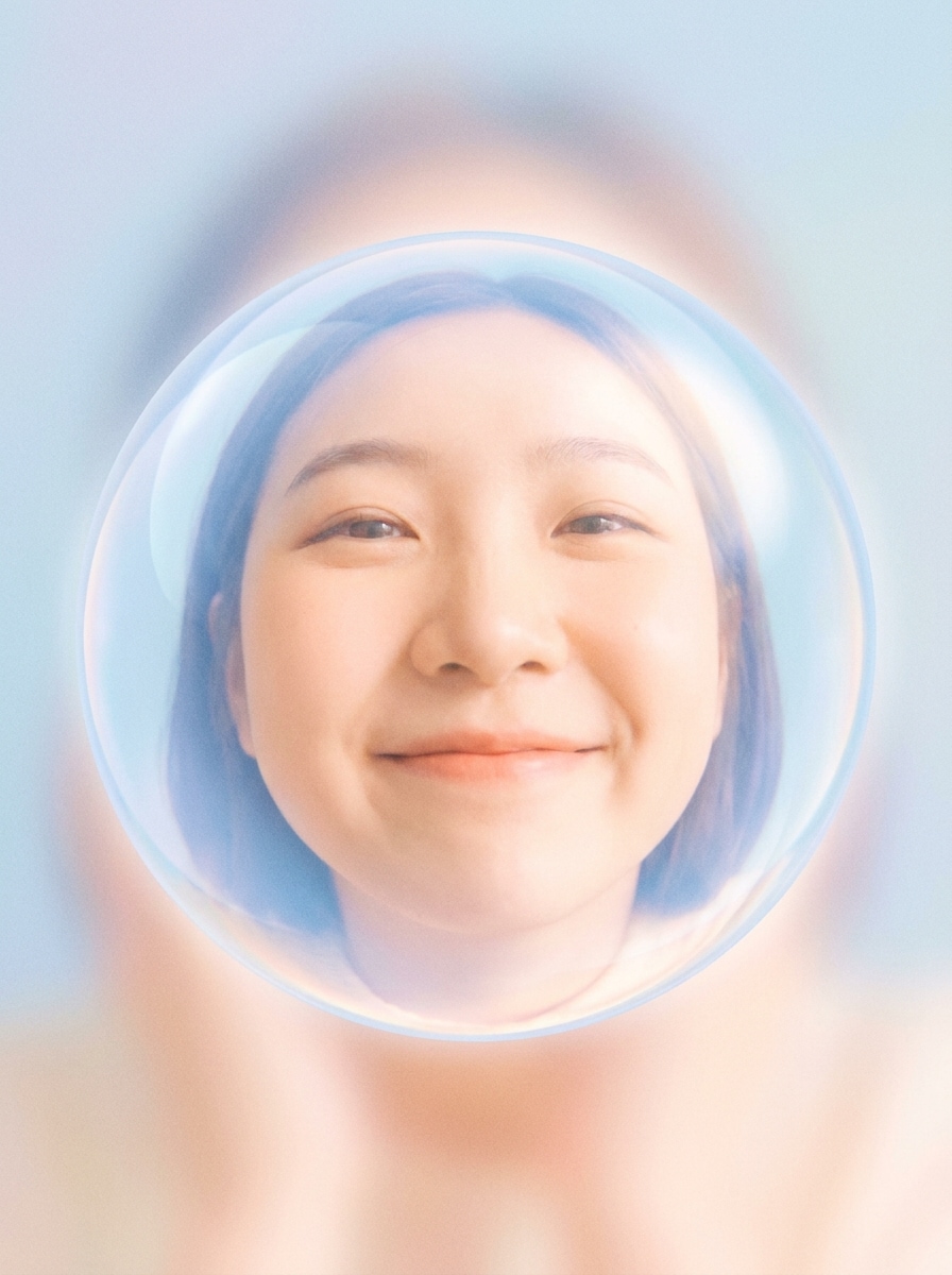 Soft Cute Bubble Lens