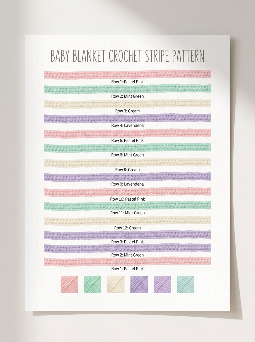 Soft Pastel Stripe Planner