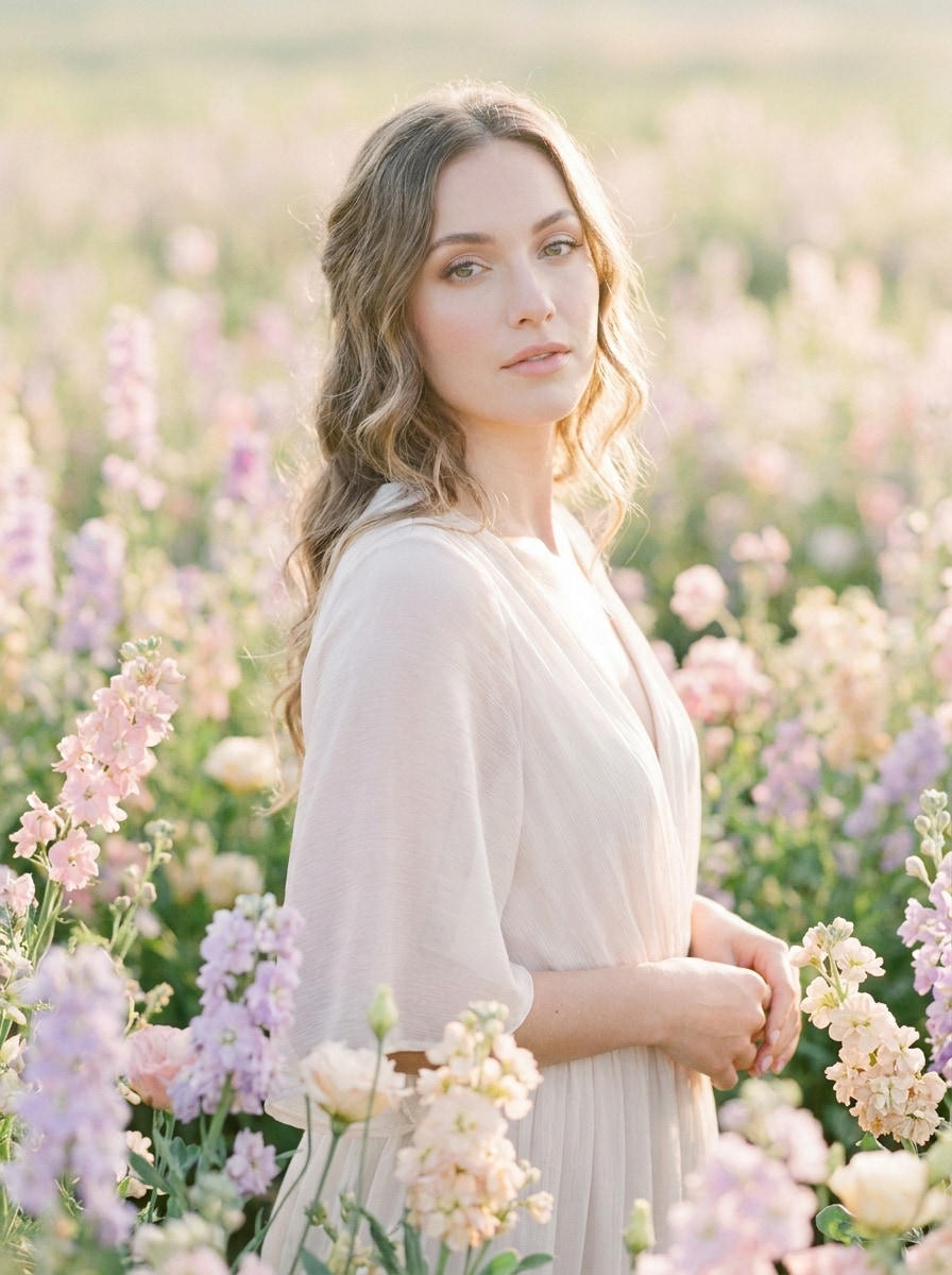Soft Pastel Meadow