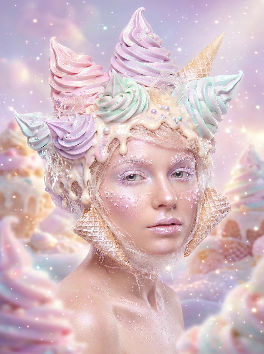 Soft Serve Fantasy Portrait