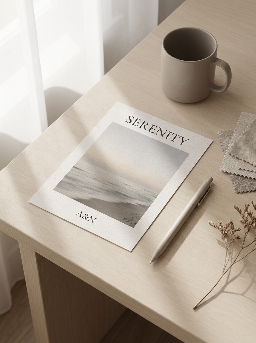 Soft Shadow Desk Scene