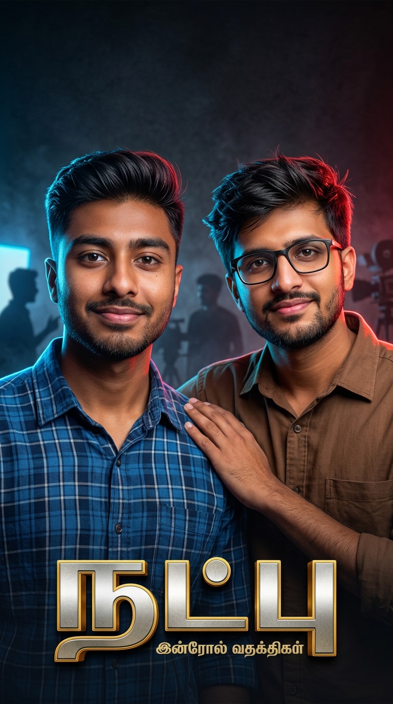 Cinematic Tamil Brotherhood Poster Prompt