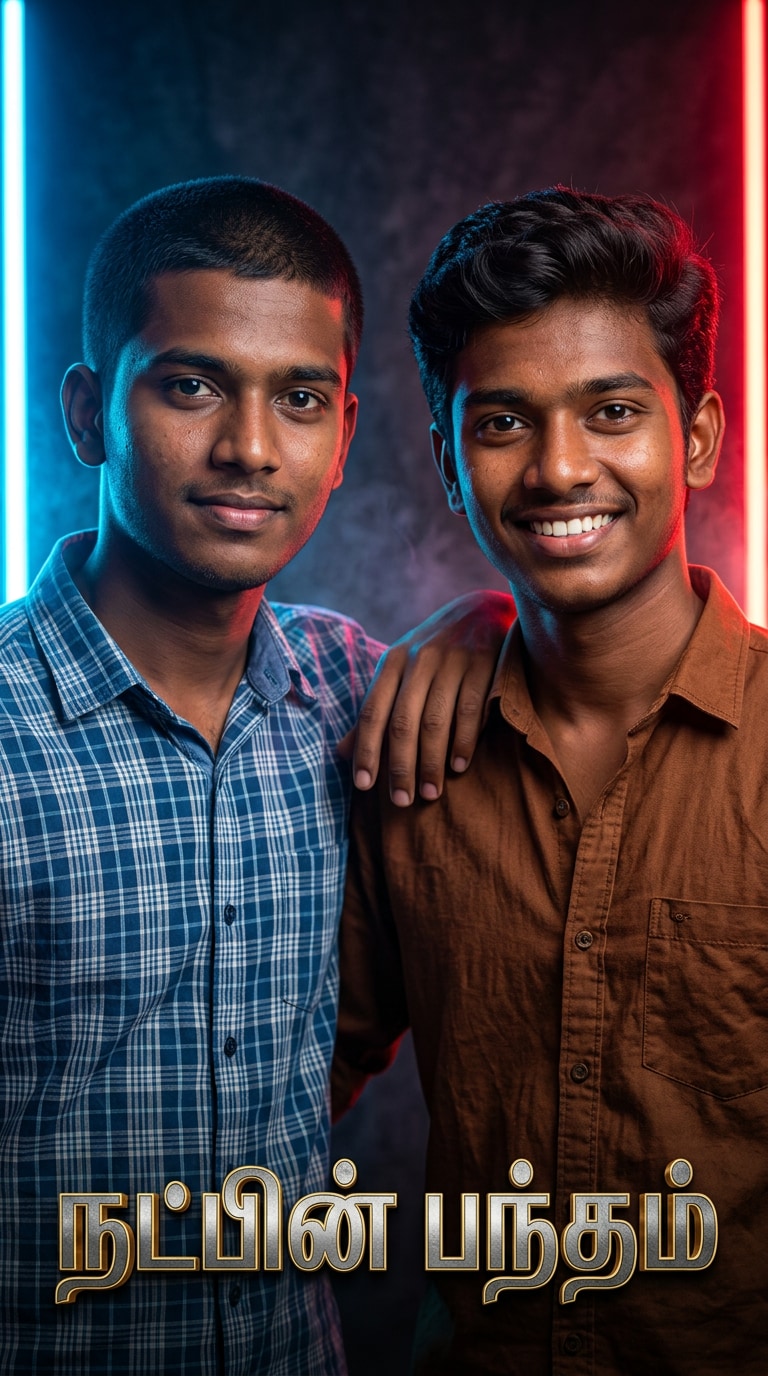 Brotherhood Neon Studio Edit Prompt
