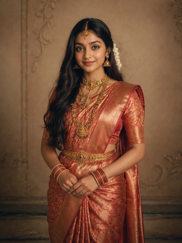 Classic Tamil Nadu Bridal Prompt