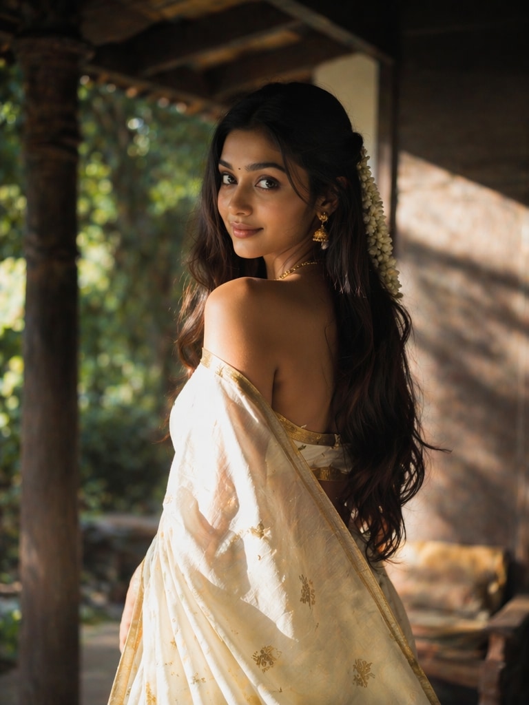 Malayali Saree Beauty Prompt