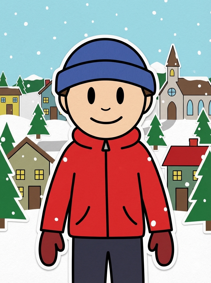 South Park-inspired self portrait