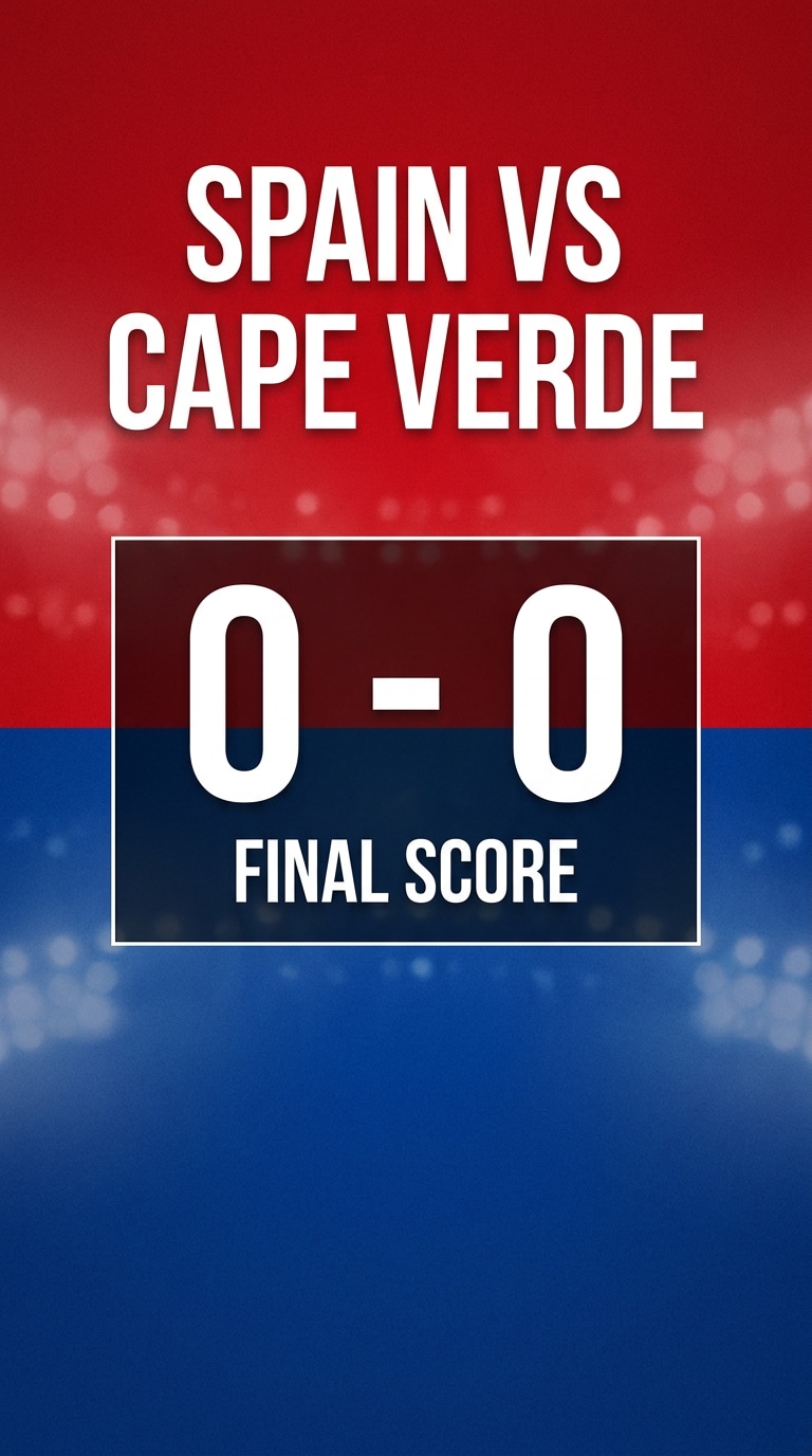 Spain vs Cape Verde scoreline graphic prompt