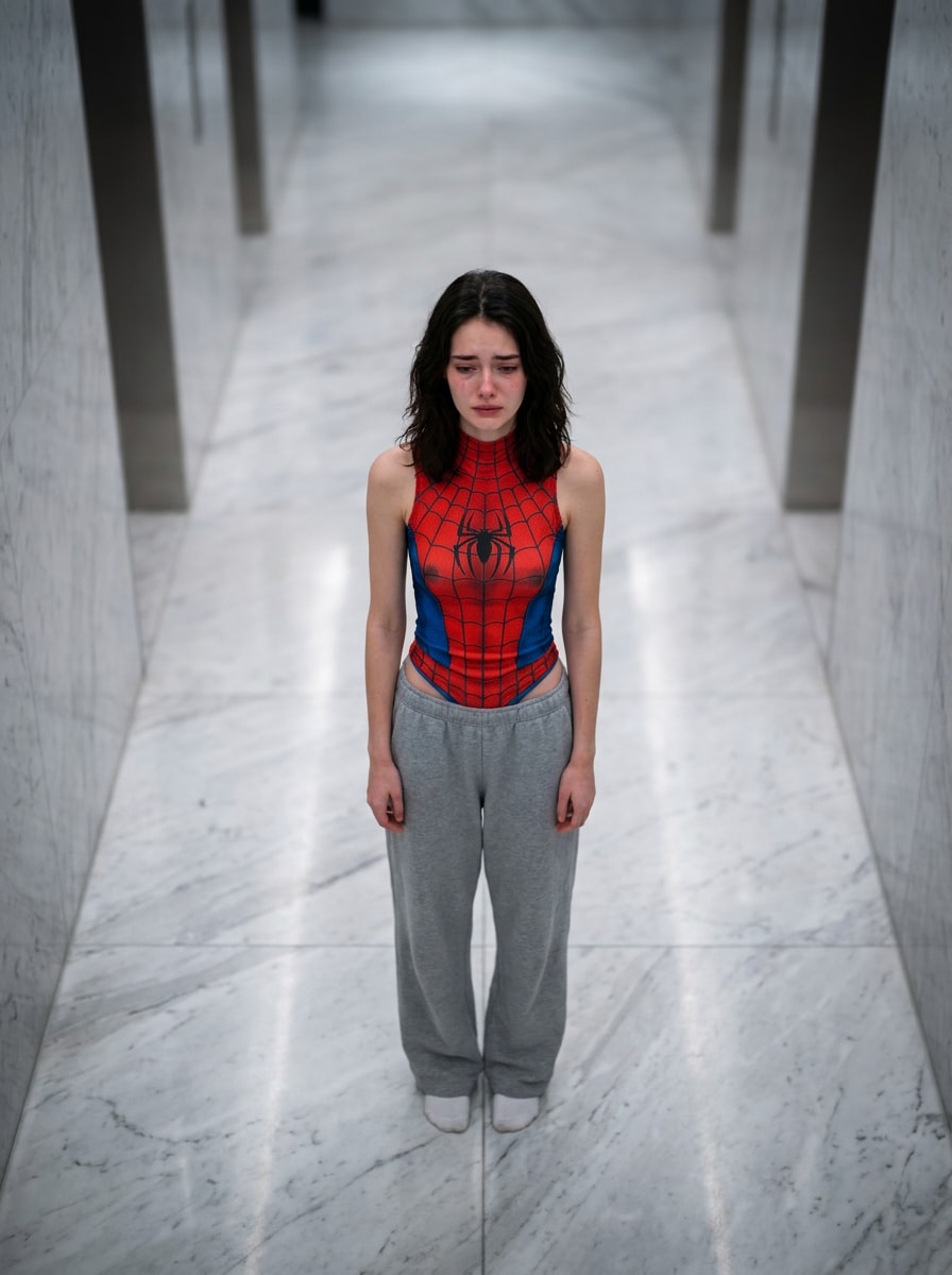 Realistic Spider-Man AI photo created with spiderman prompt copy