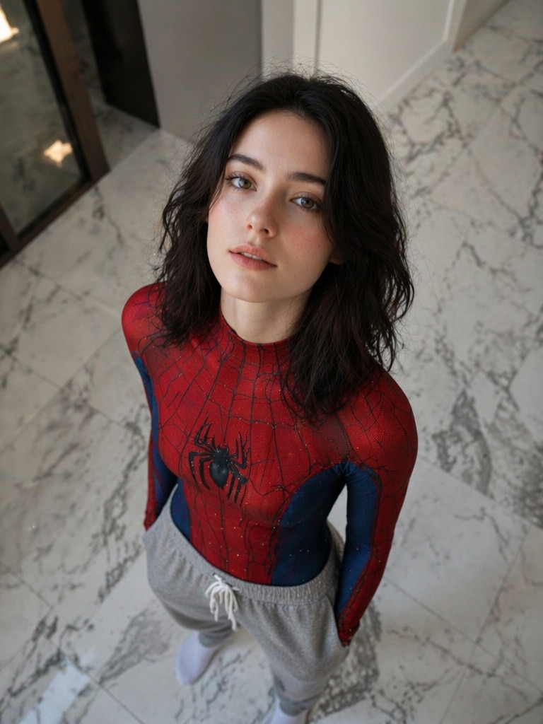 SpiderMan Prompt ChatGPT cinematic AI superhero photo