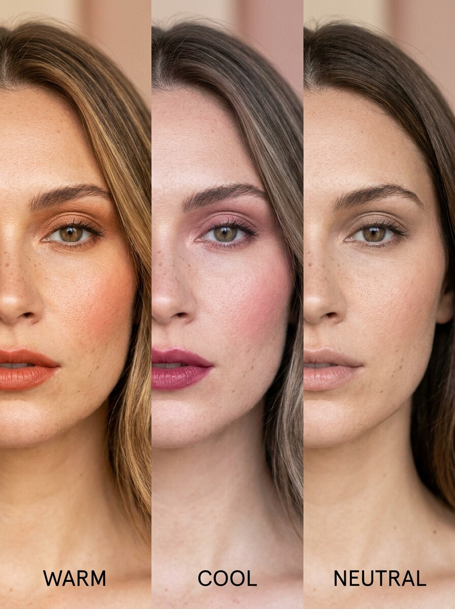 Split-Screen Undertone Comparison