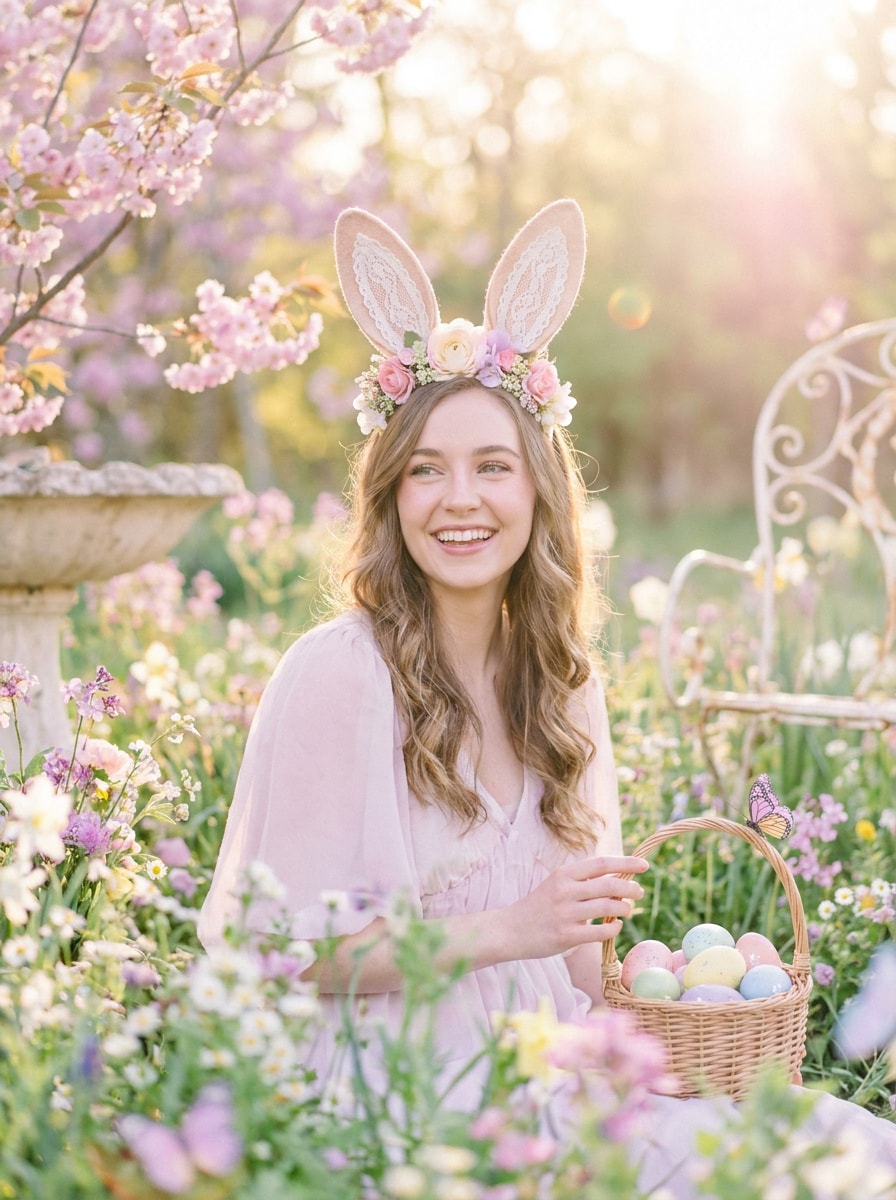 Spring Garden Bunny Look