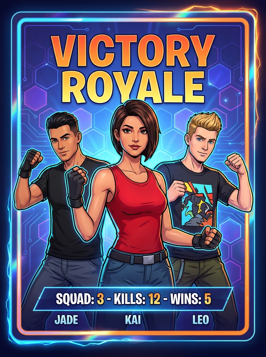 Squad Card Portrait