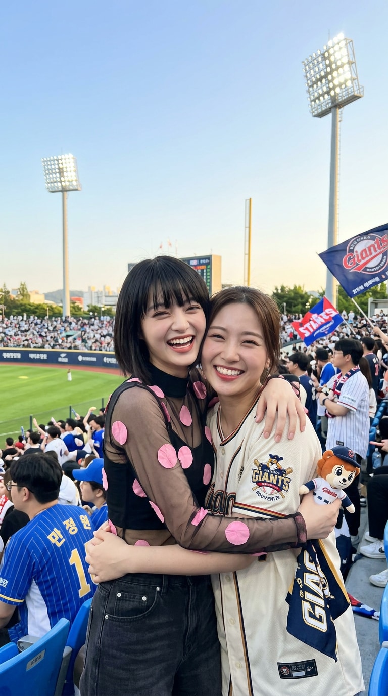 友達との観戦思い出フォト