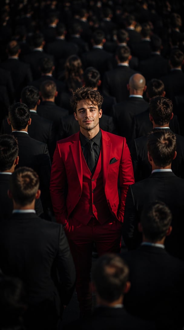 Red Suit Dominance Prompt