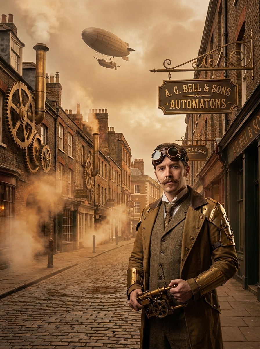 Steampunk City Explorer
