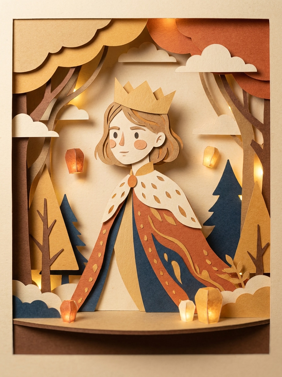 Storybook Papercut Character