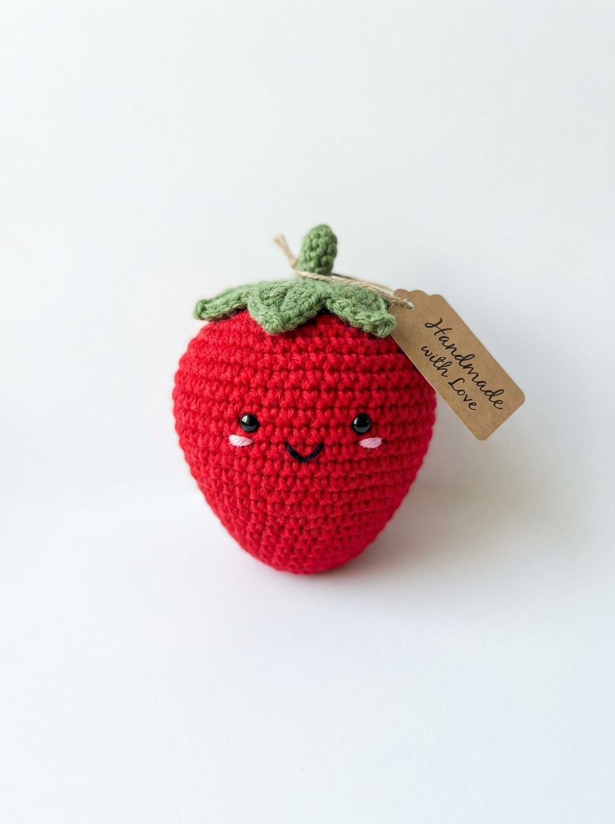 Smiling Strawberry Plush