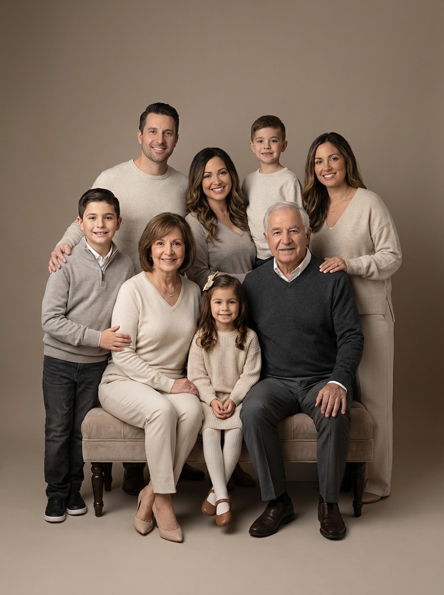 Studio Family Portrait