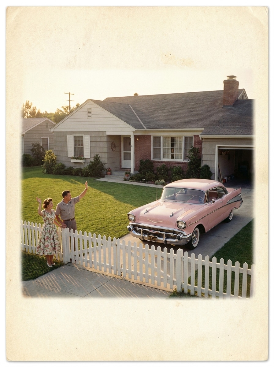 Suburban Americana Photo