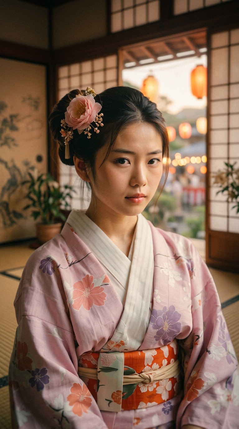 日系フィルム風の夏の思い出写真