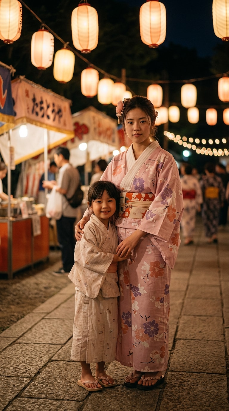親子で残すあたたかい夏祭り写真