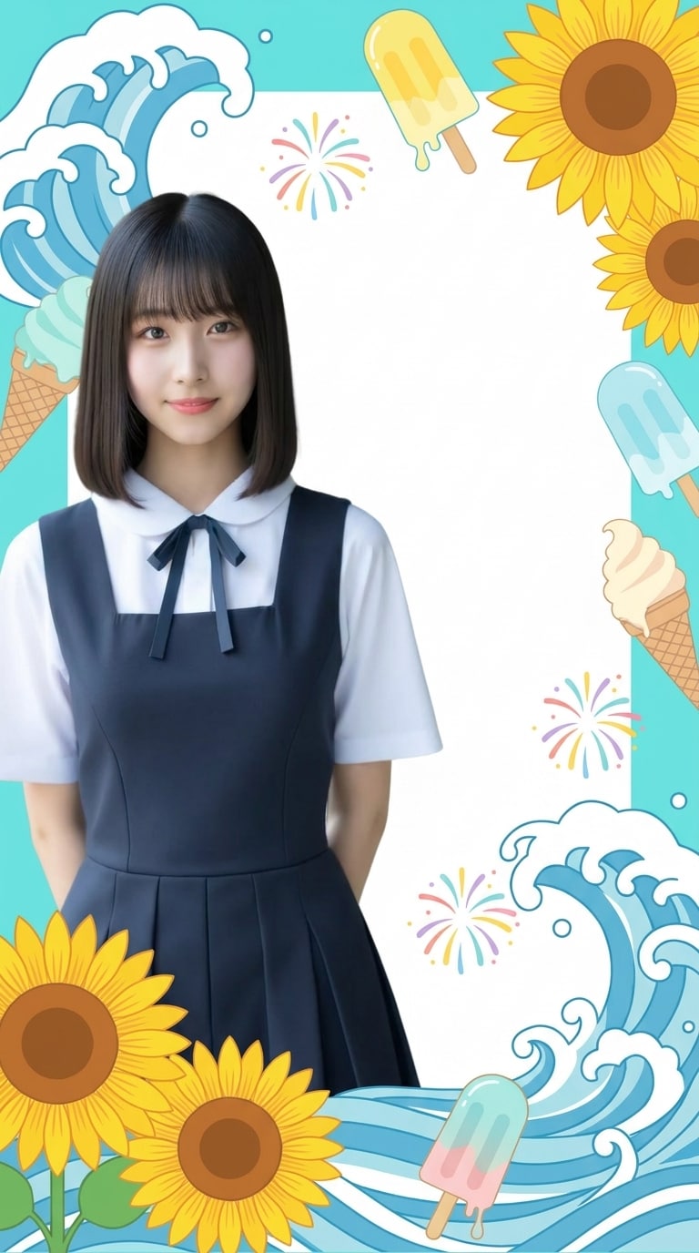 夏休み SNS告知 AIイラストプロンプト