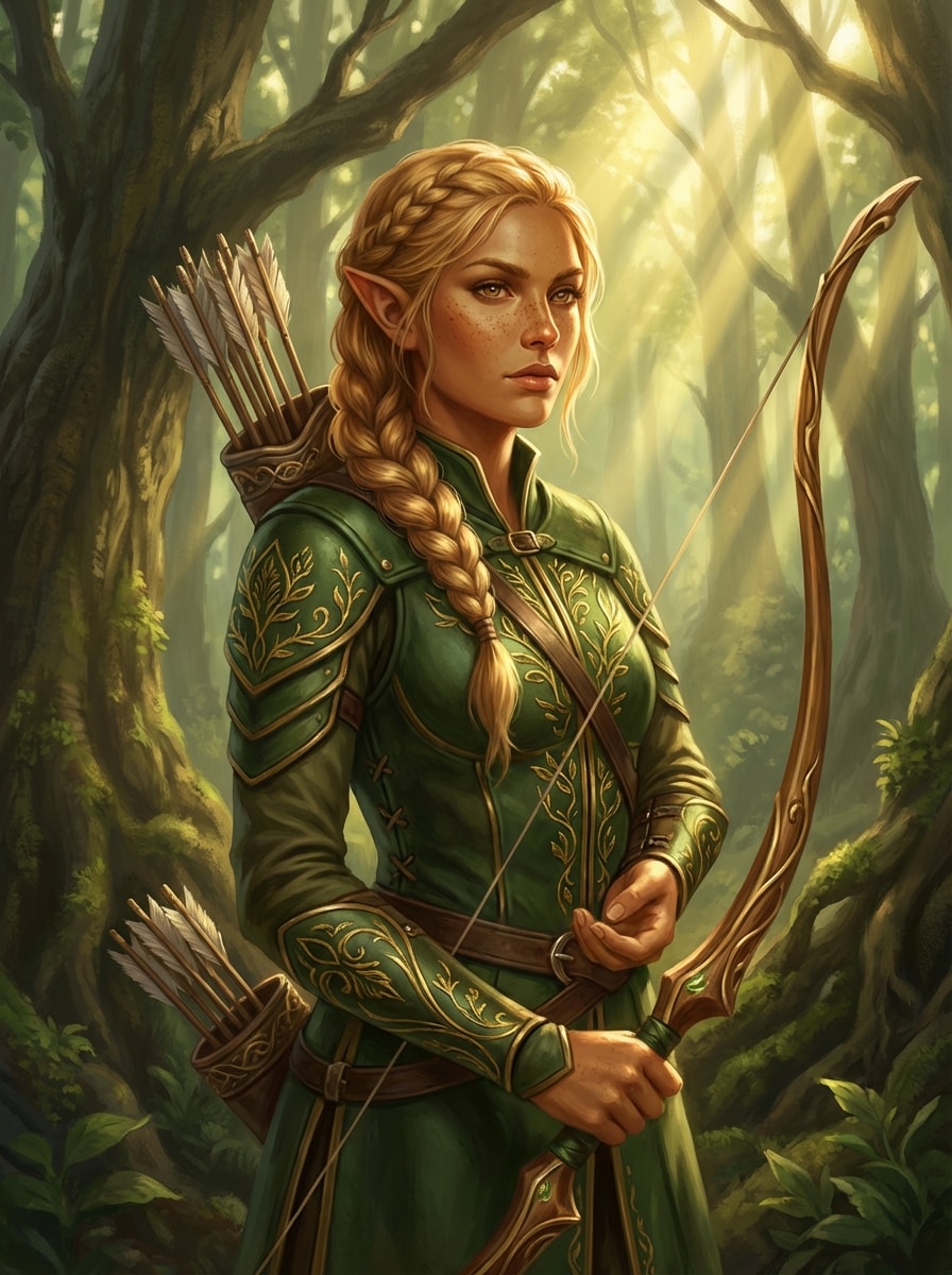 Sun Elf Ranger Archer