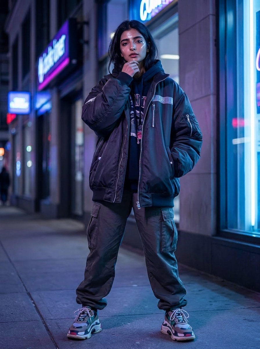 Streetwear Fashion Icon super model ai filter prompt