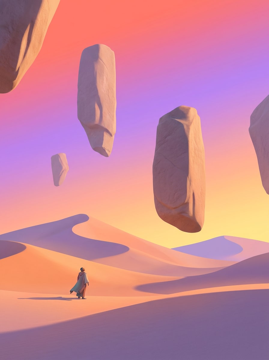 Surreal Desert Dreamscape