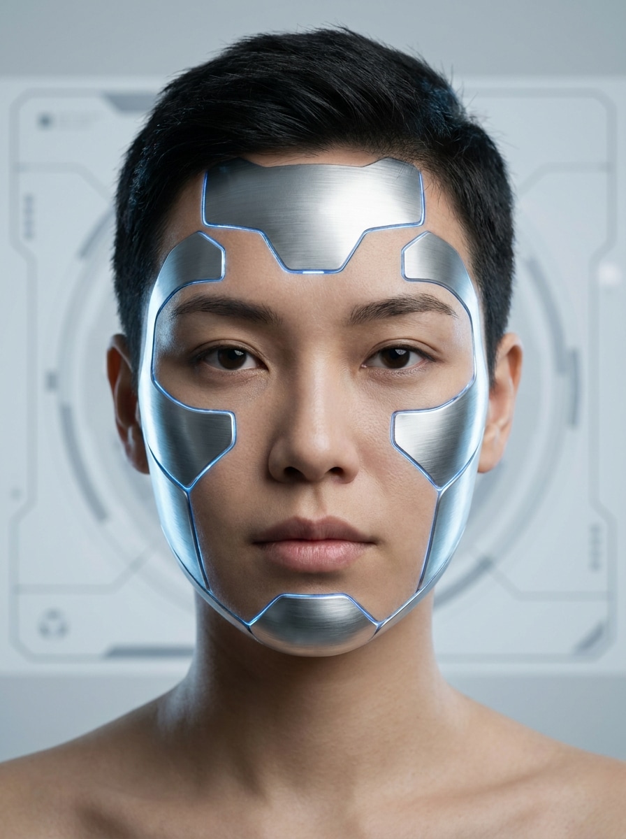 Symmetrical Robot Headshot