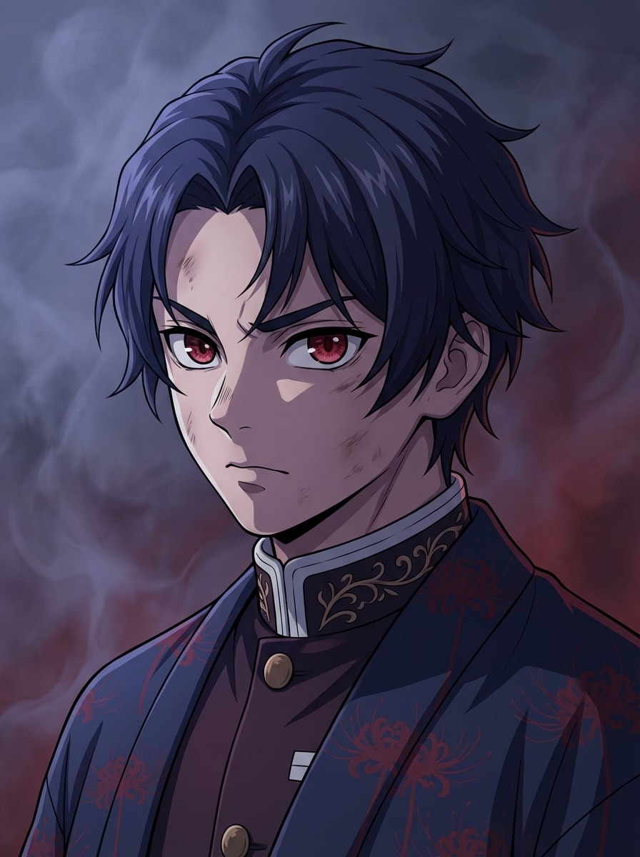 Taisho Era Swordsman Portrait