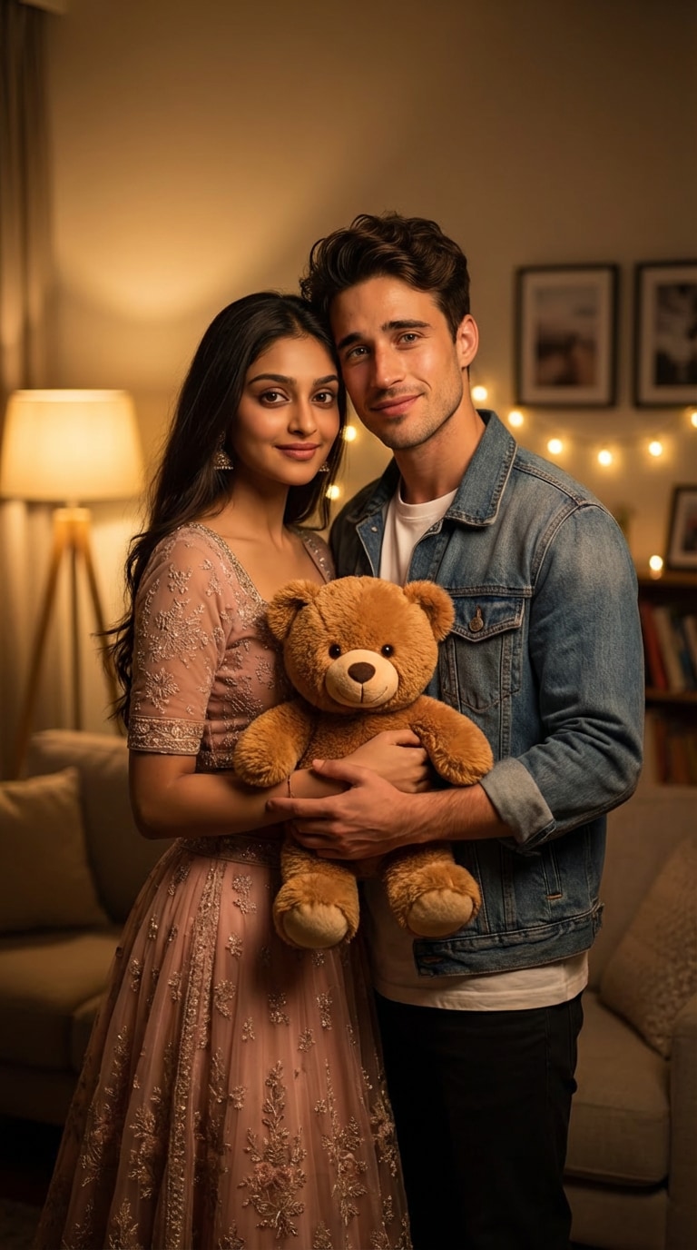Elegant Warm · Teddy Day Couple