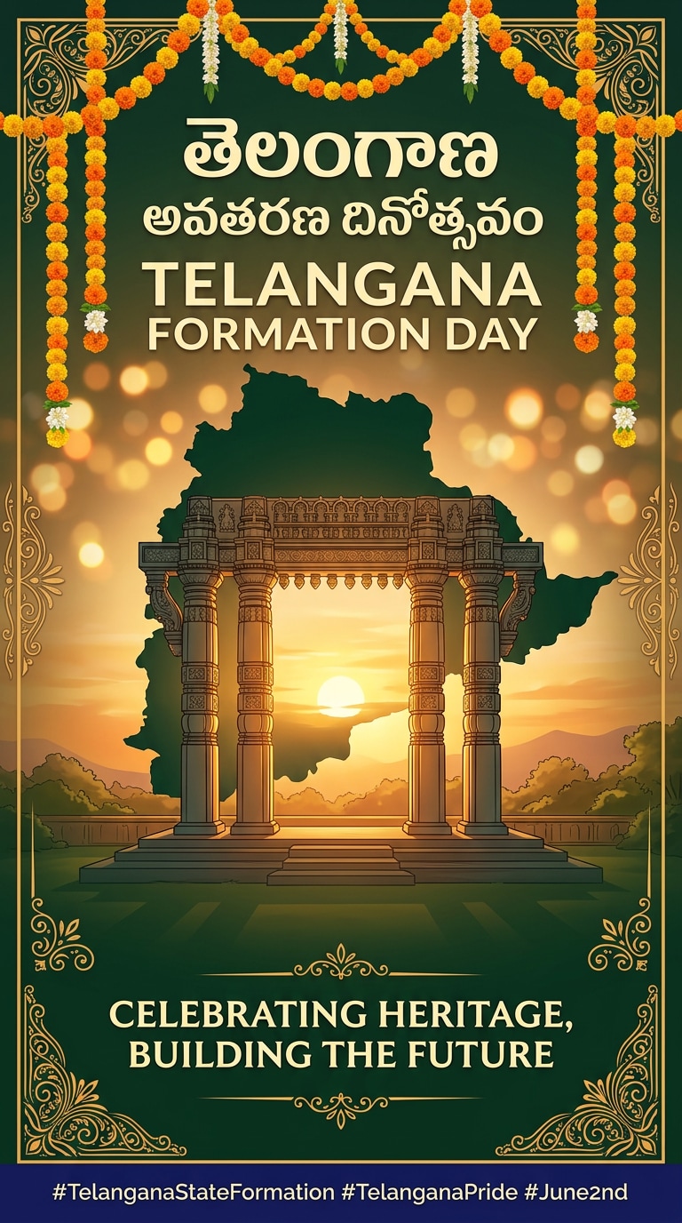 Kakatiya Kala Thoranam Telangana Prompt