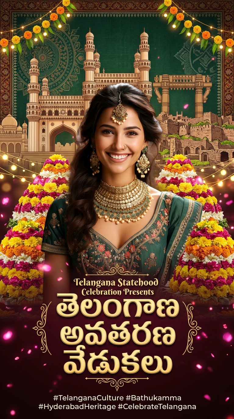 Telangana Cultural Festival Prompt