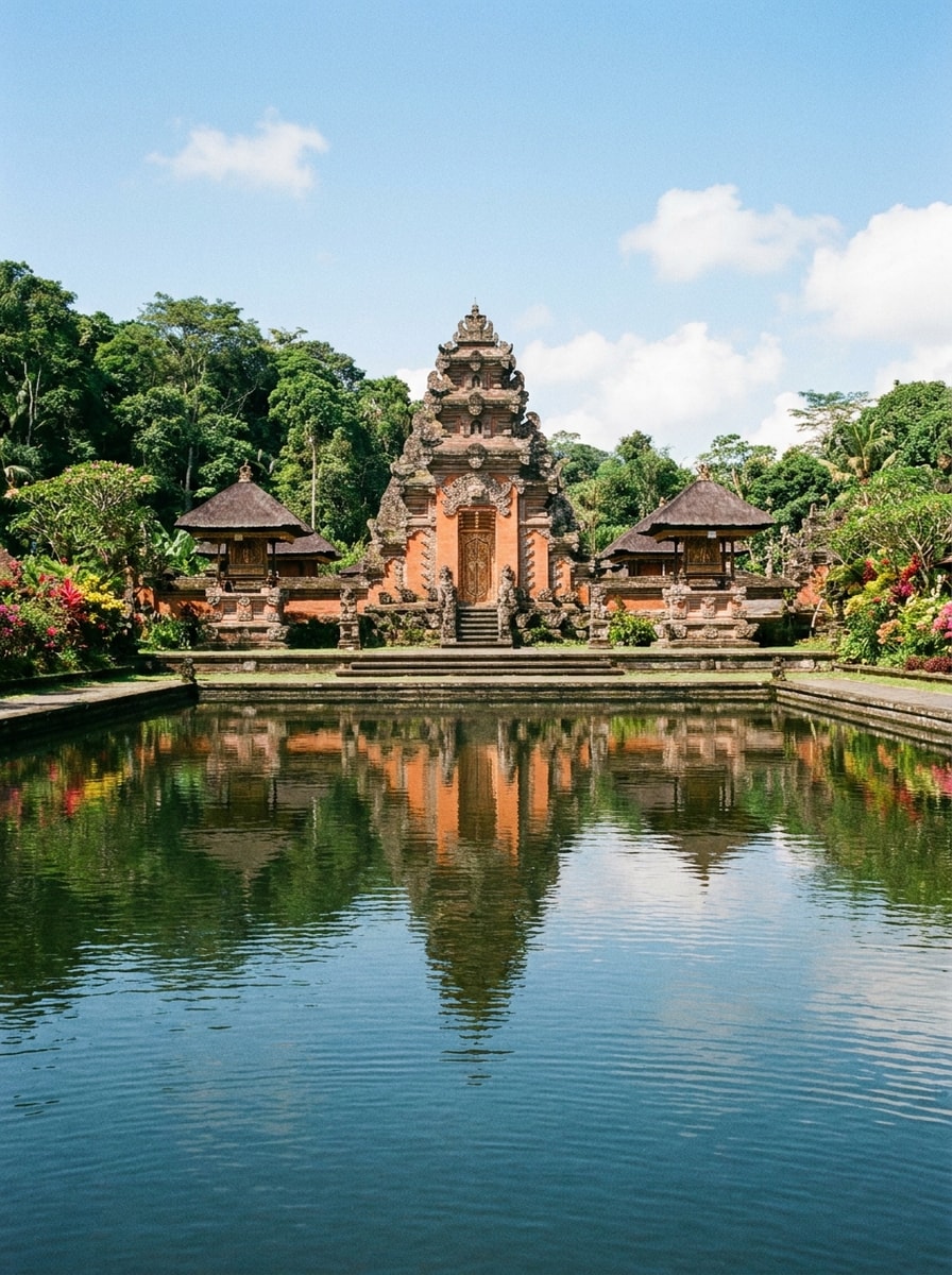 Temple Symmetry Reflection