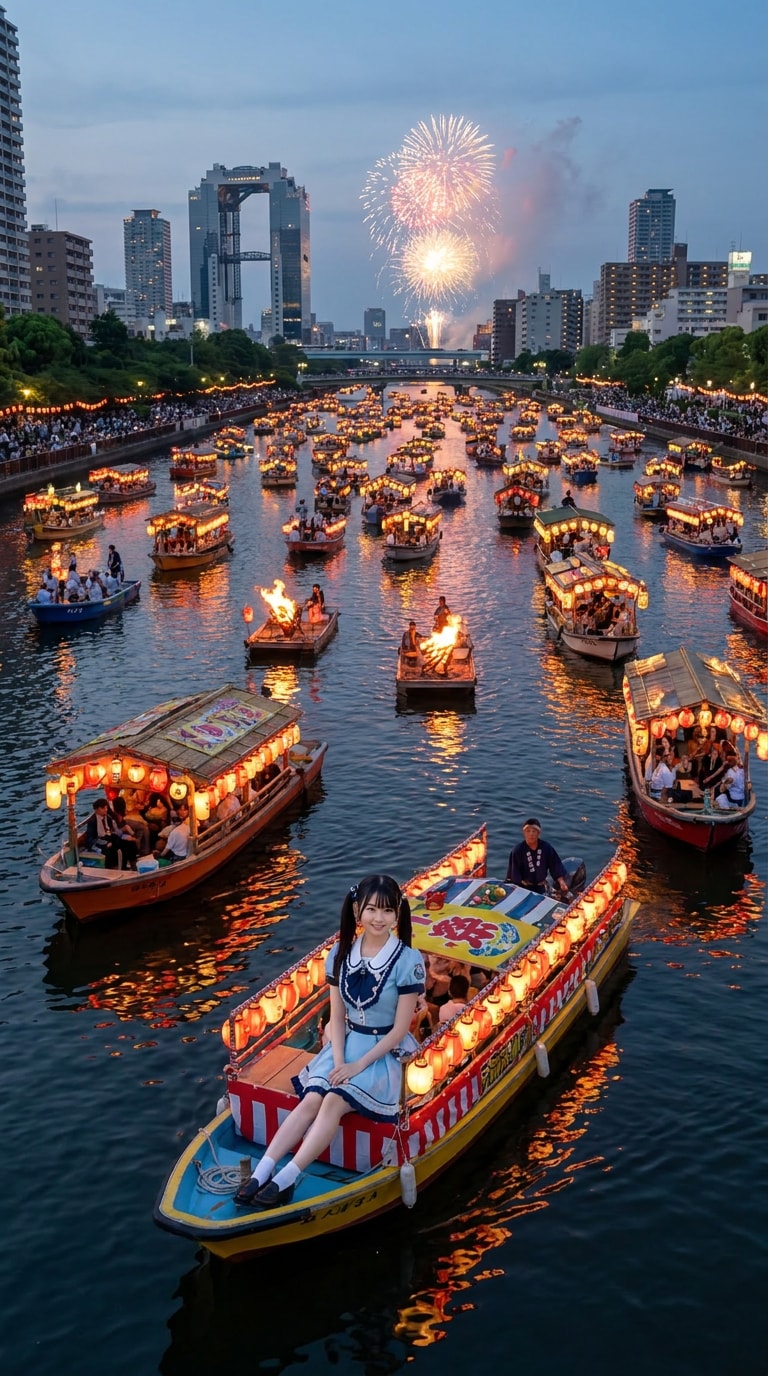 天神祭AI画像プロンプト