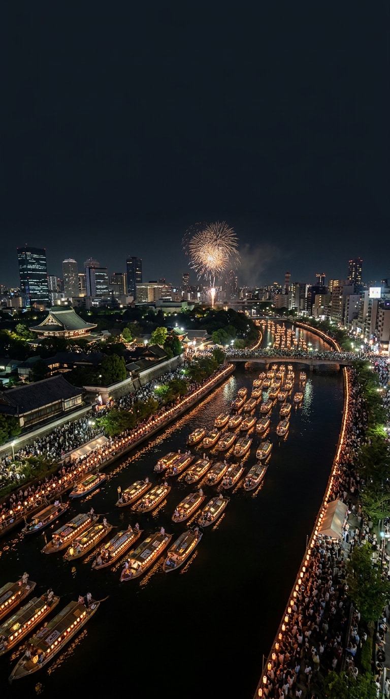 大阪天神祭イラスト素材