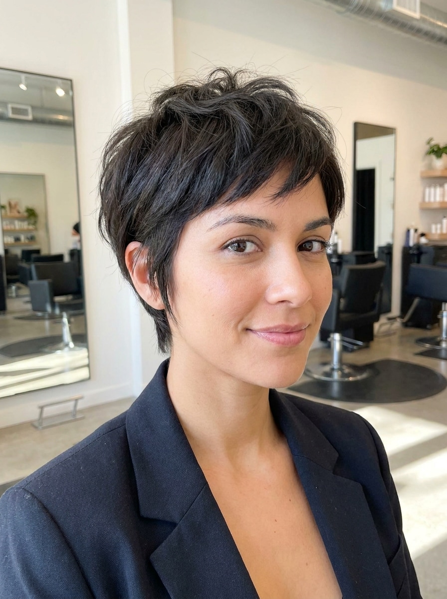 Textured Choppy Pixie