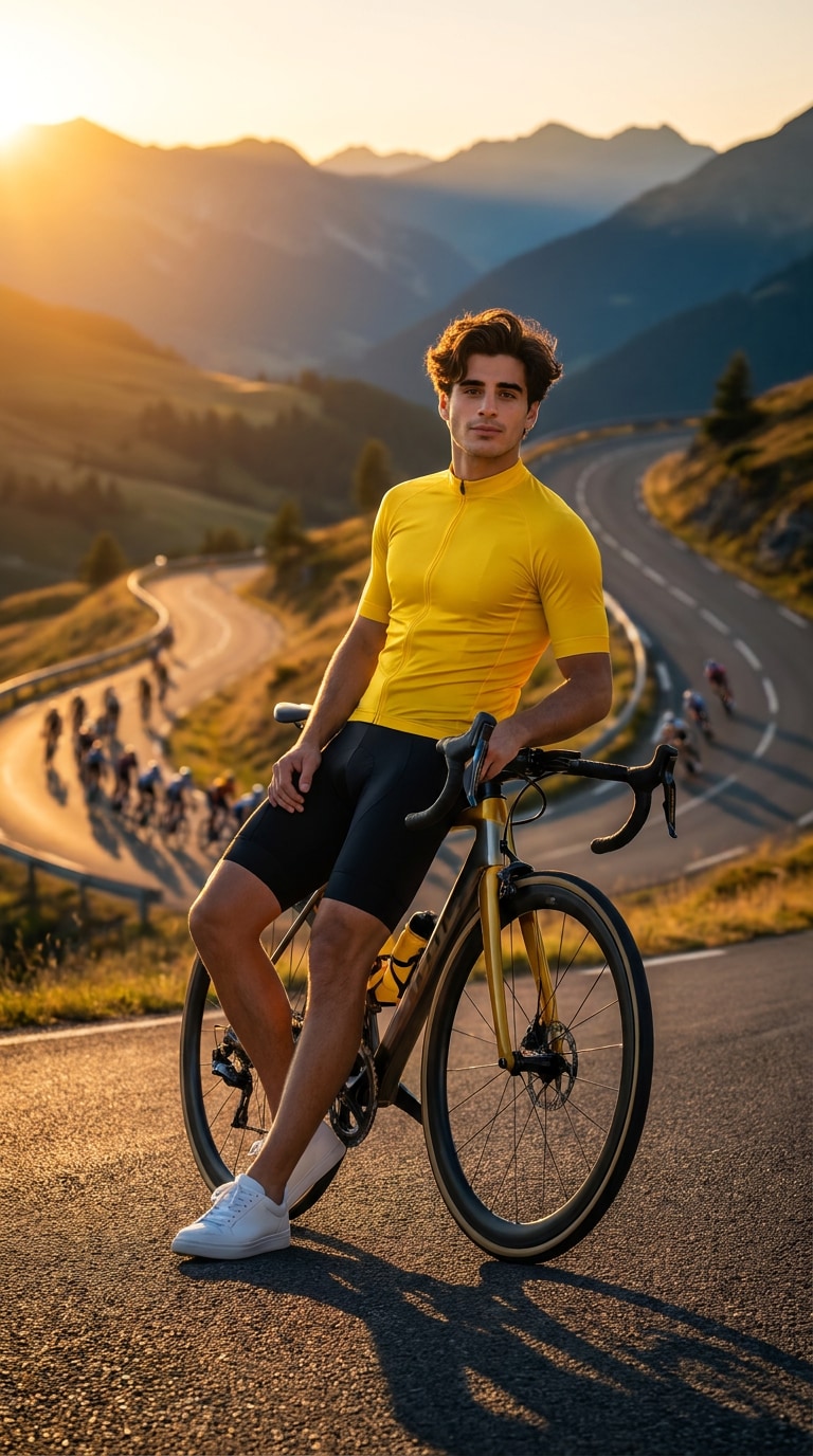 Gemini AI prompt Tour de France cycling style transfer