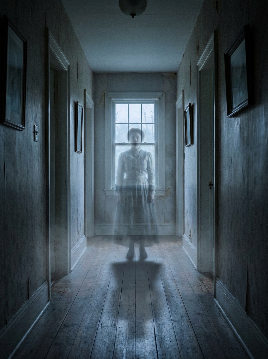 Translucent Hallway Ghost
