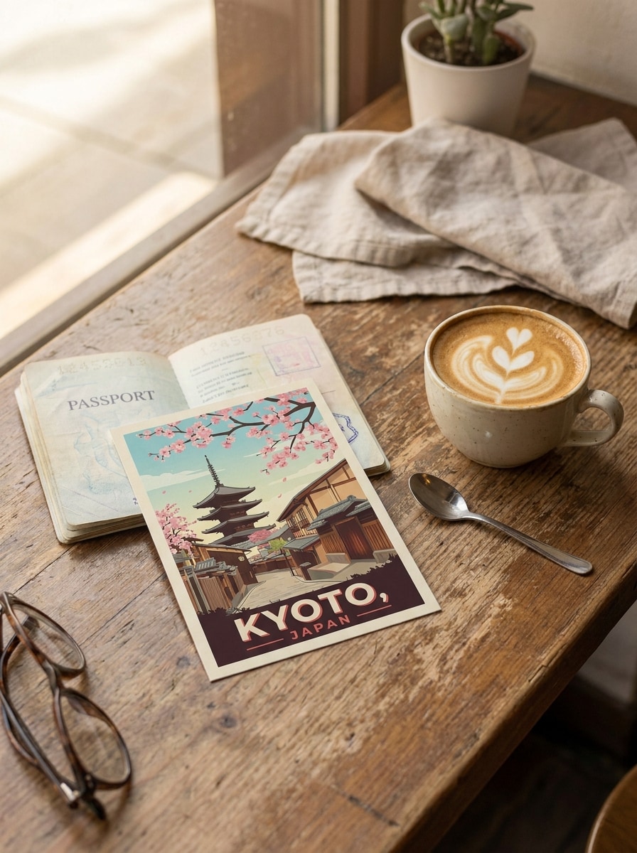 Travel Café Scene