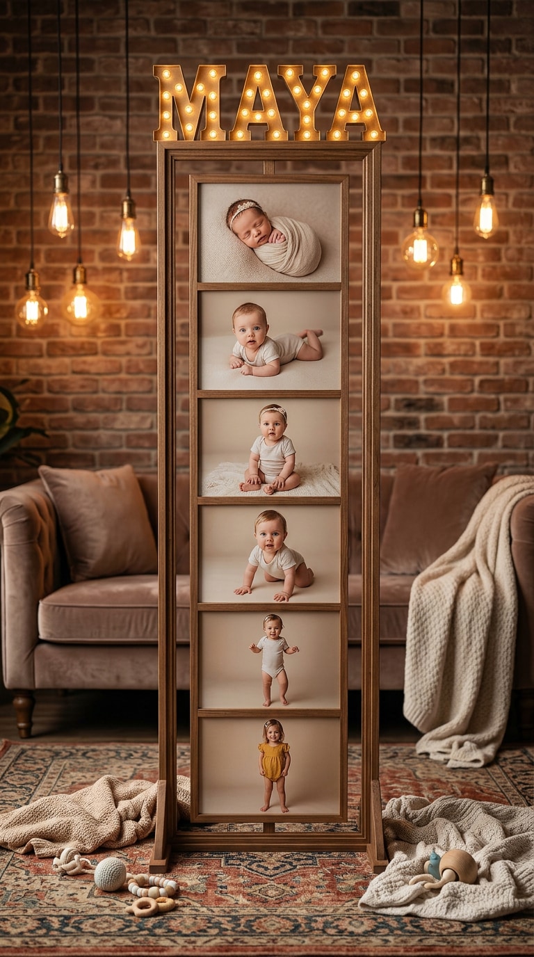 Baby Growth Story Frame Prompt