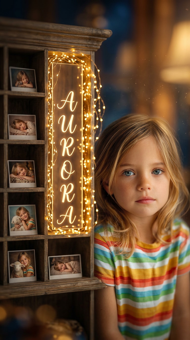 AI generated baby milestone portrait