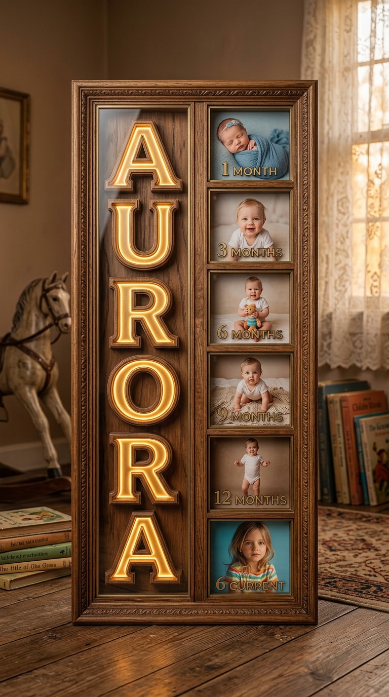 AI baby name portrait result