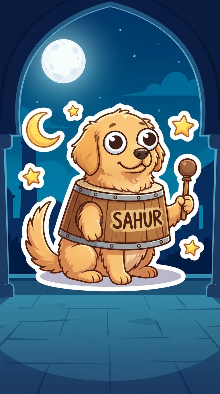 Tung Tung Tung Sahur night chase prompt example