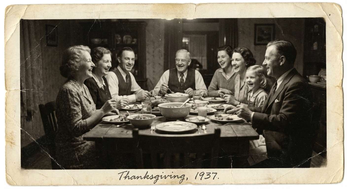 Before old family photo colorization example