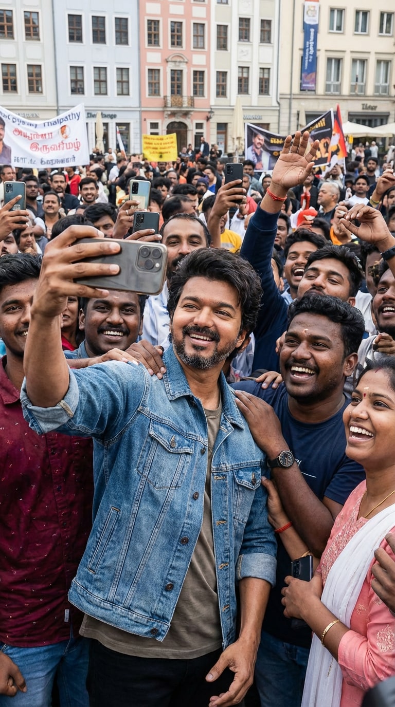 Friendly Interaction Selfie