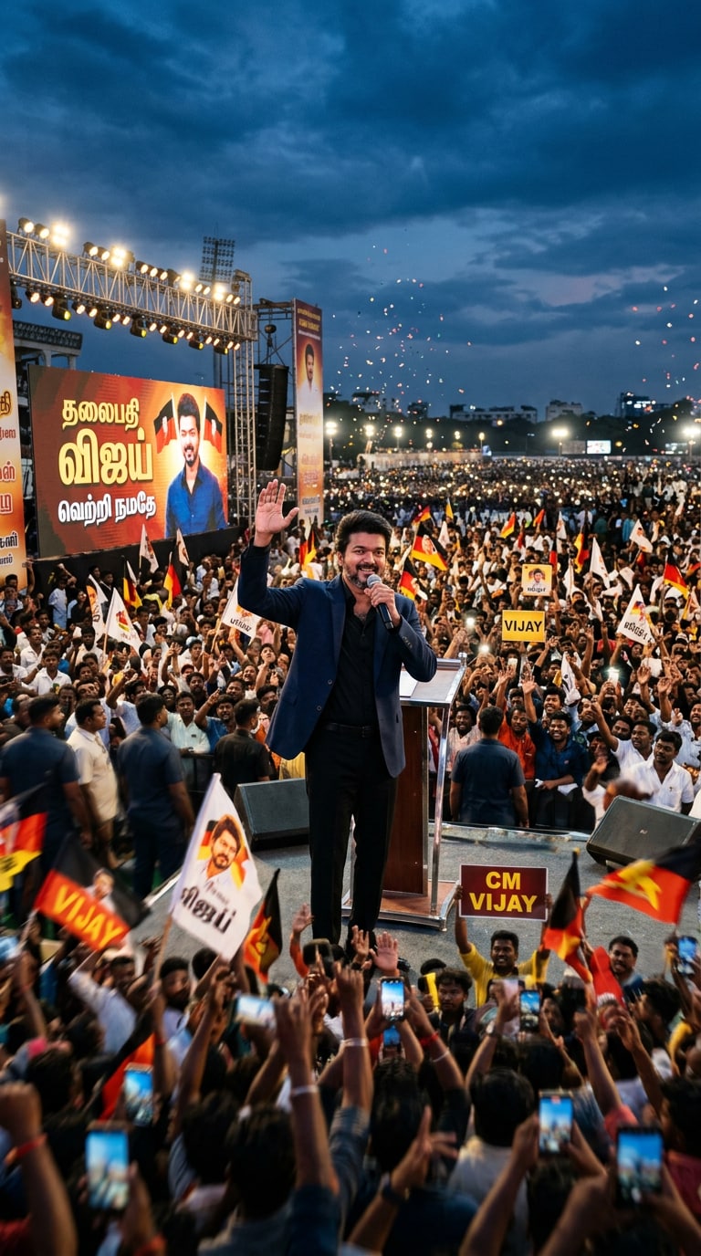 Political Stage Moment